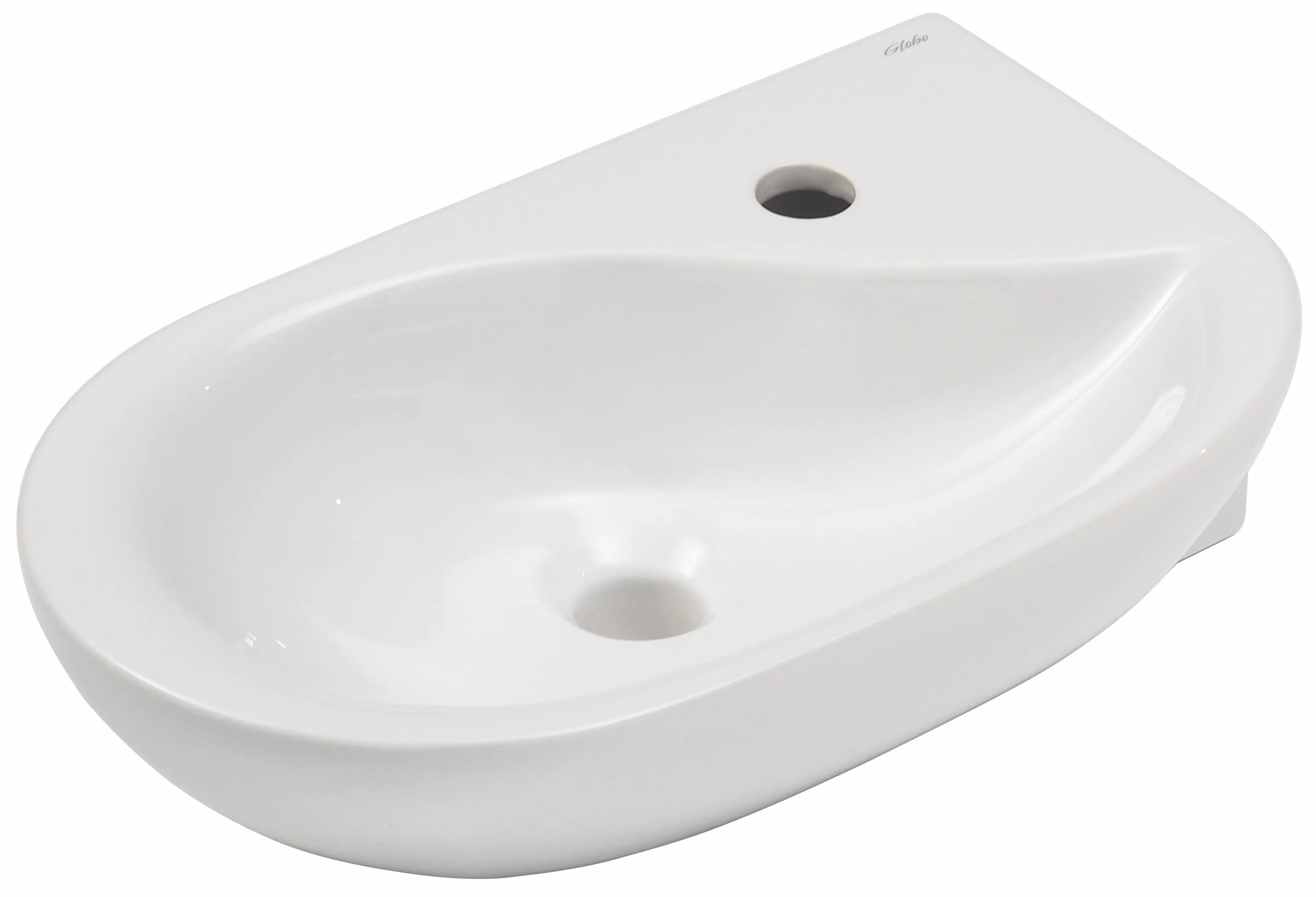 Comet Eckwaschbecken Maxi – Ergonomisches Waschbecken Für Platzsparende Montage In Der Ecke